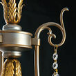 Candelabru modern antichizat 3xE14/40W, Miramare LU 2406/3 Silber Gold Orion